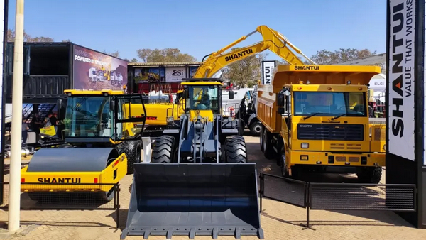 SHANTUI Mining Equipment Heavily Exposed At Electra Mining In South Africa