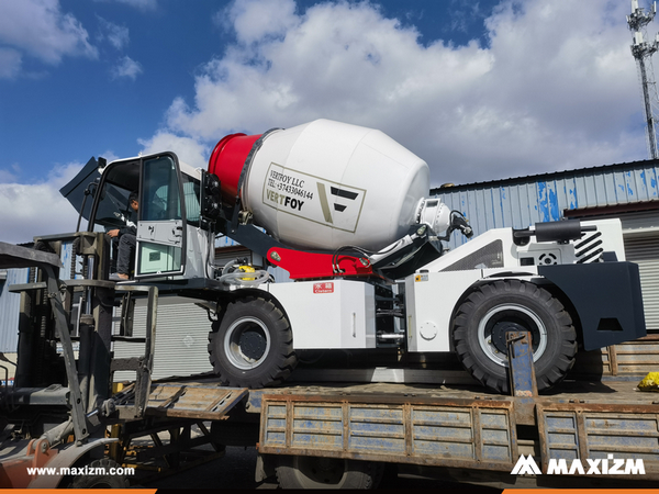 Armenia - 1 Unit LUZUN JBC5500 Self Loading Concrete Mixer Truck