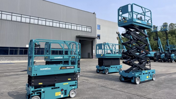 SUNWARD Intelligence Releases New Generation of Electric-hydraulic Drive Scissor Fork Aerial Work Platforms