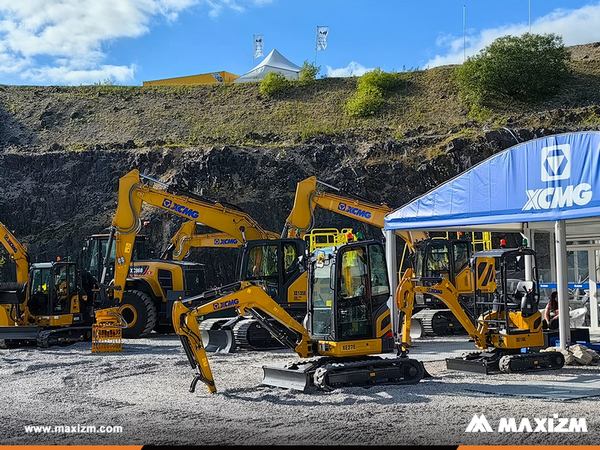 XCMG Debut In The UK Hillhead Exhibition