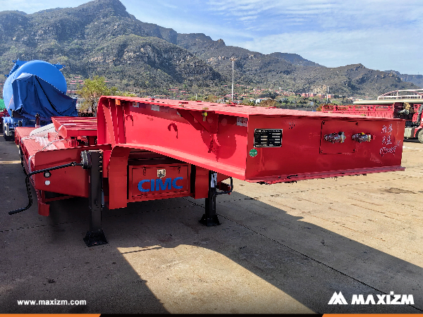 Algeria - 1 Unit CIMC Lowbed Semi-trailer With Tri-axle